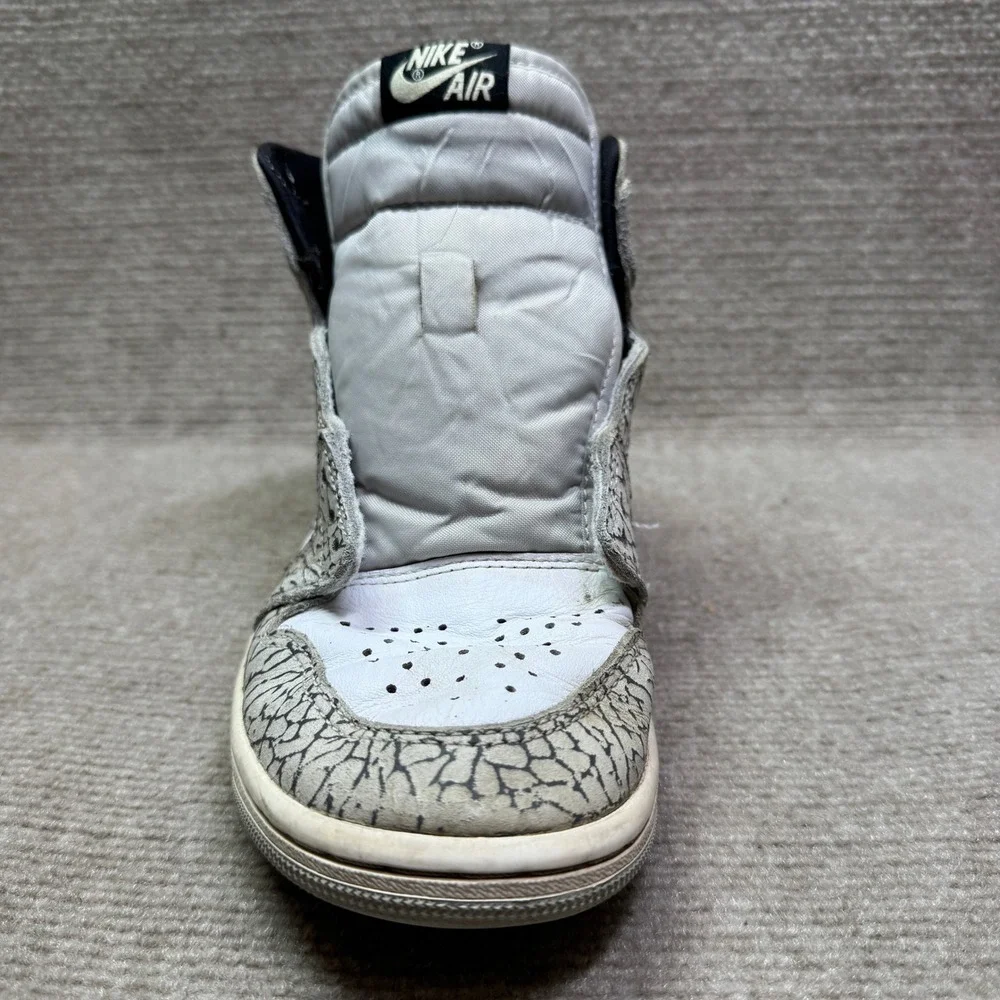 Nike Air Jordan 1 Retro High White Cement Kids 7 White DZ5485-052
